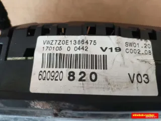 6Q0920820 Щиток приборов (приборная панель) Volkswagen Polo 4 Арт 60026050, вид 2