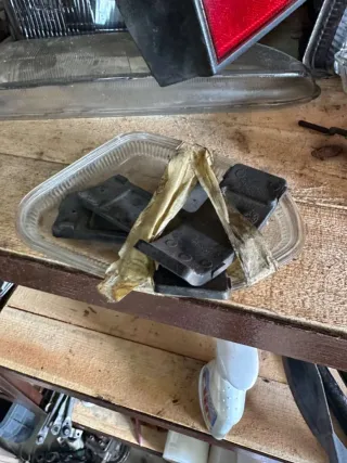  Стекло фары противотуманной правой Mercedes E W211 Арт 61595576, вид 2