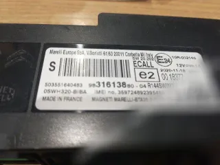 9831613880 Блок Bluetooth Citroen C4 Grand Picasso 2 Арт 95363935, вид 1