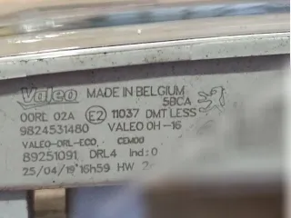  Дневные ходовые огни левые Citroen Berlingo 3 Арт 110952883_3, вид 2