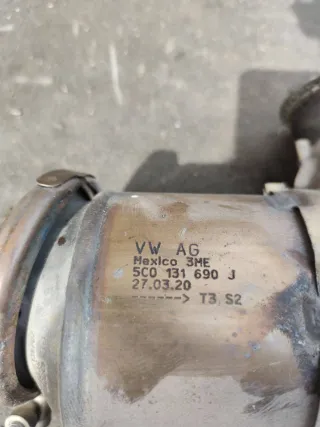 5CO131690J Катализатор Volkswagen Passat B8 Арт 36-55, вид 3