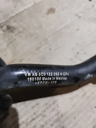 5CO122058H Патрубок (трубопровод, шланг) Volkswagen Passat B8 Арт 539-44, вид 2