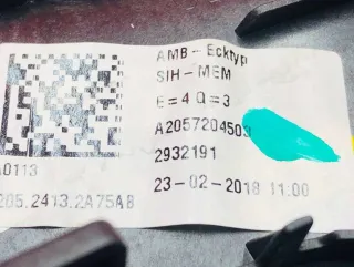 A2057204503 Накладка (удлинитель) двери левой Mercedes C W205 Арт 63238946, вид 15