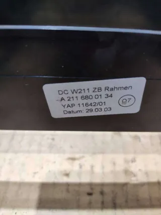  Рамка под магнитолу Mercedes E W211 Арт 66006718, вид 3