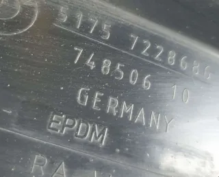 5175 7228686 Защита рулевой рейки BMW 6 F06/F12/F13 Арт BMW29230, вид 4