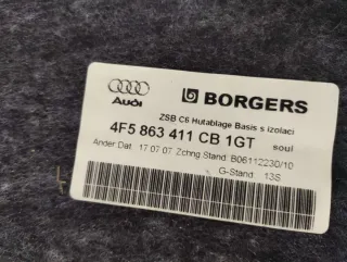 4F5863411CB Полка багажника Audi A6 C6 (S6,RS6) Арт 66595421, вид 4