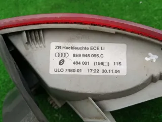 8E9945095C Фонарь задний левый Audi A4 B6 Арт 67100783, вид 6