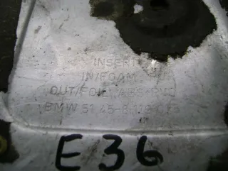 8119075 Крышка подушки безопасности пассажира BMW 3 E36 Арт 70900562, вид 3