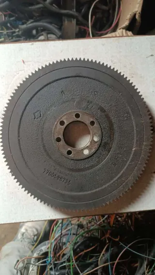 7700598735 Маховик Renault Megane 1 1.4л моно ( мотор Е7J) Арт 72135817, вид 1