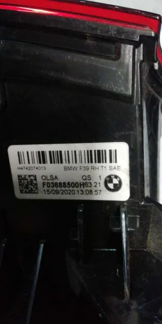 63217420740, 7420740 Фонарь габаритный задний правый BMW X2 F39 Арт 0945, вид 5
