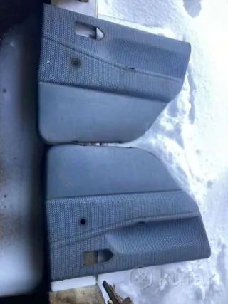  Обшивка двери передней левой (дверная карта) Volkswagen Passat B3 (комплект 4 ) Арт 73386129, вид 1