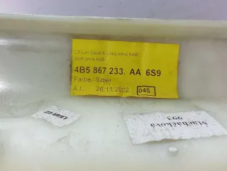 4B5867233AA Обшивка стойки передней левой (накладка) Audi A6 C5 (S6,RS6) Арт 73465665, вид 4