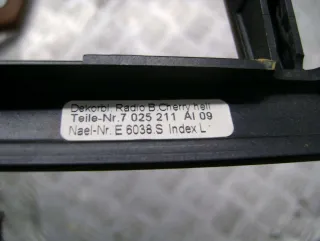 8223327, 7040340, 7025207, 7025208, 7025211, 7025213, 7025214, 7002435 Накладка декоративная салона (комплект) BMW 7 E65/E66 Арт 74716429, вид 22