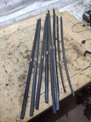  Молдинг стекла двери наружный Volkswagen Sharan 1 restailing Арт 74816053, вид 1