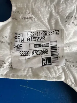 83301N7050 Шумоизоляция двери задней левой Hyundai Tucson 4 Арт 75192979, вид 2