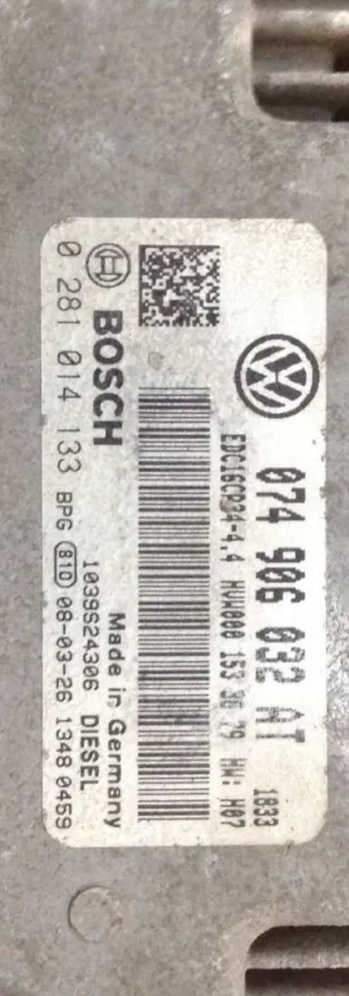 0281014133,0281014132,0281032051,0281017488 Блок управления двигателем Volkswagen Crafter 1 2.5л Арт IVS00287, вид 2