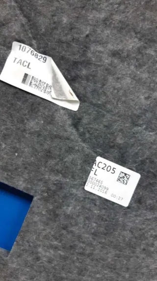 1076829 Шумоизоляция двери передней левой Mercedes C W205 Арт 75606727, вид 2