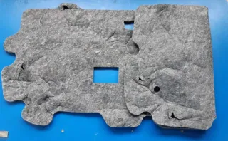 1076829 Шумоизоляция двери передней левой Mercedes C W205 Арт 75606727, вид 3