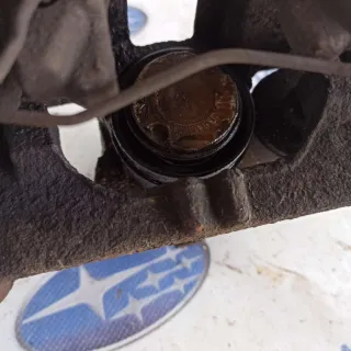  Суппорт тормозной задний левый Subaru Outback 5 Арт 75810650, вид 2