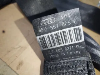 4F0857805EV04 Ремень безопасности задний левый Audi A6 C6 (S6,RS6) Арт 50880.H1460, вид 2