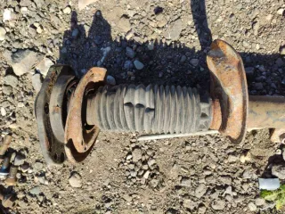  Стойка амортизатора переднего левого Citroen Berlingo 1 restailing Арт 80458997, вид 2