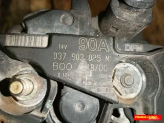 037903025M Генератор Volkswagen Golf 4 Арт 81041681, вид 3