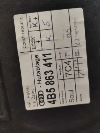 4b5863411 Полка багажника Audi A6 C5 (S6,RS6) Арт 81154873, вид 4
