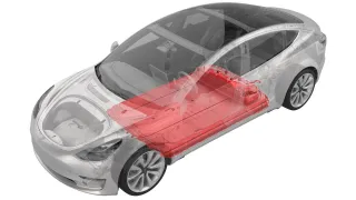 1100055-01-C корпус высоковольтной батареи Tesla model 3 Арт 13727, вид 1