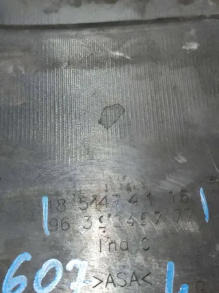  Накладка (юбка) переднего бампера Peugeot 607 Арт 83414368, вид 4