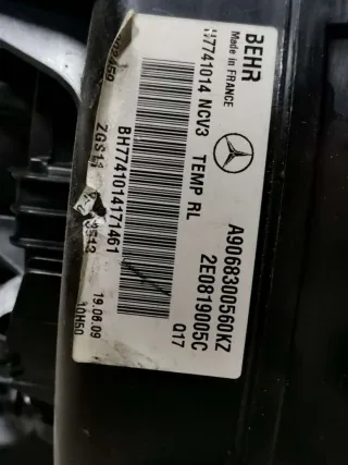 А9065000454,9065000454,HVW9062300111,9062300111,A9069063600KZ,A9068300560KZ,9069063600KZ,9068300560KZ,HVW9068301415 Блок управления кондиционера Volkswagen Crafter 1 Арт 84443277-5F01, вид 17