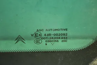  Стекло кузовное боковое правое Citroen C5 2 Арт 85027372, вид 2