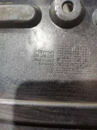 3d0807287 Площадка гос номера (рамка) Volkswagen Phaeton Арт 85608705, вид 3