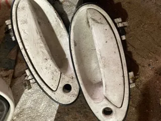  Скелет ручки наружной передней левой Mitsubishi Lancer 6 Арт 86140475, вид 1