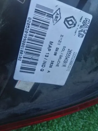 265554091R Фонарь задний левый Renault Clio 4 Арт 86174263, вид 5