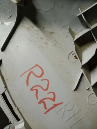  Обшивка стойки задней правой (накладка) Mazda 3 BK Арт 86685430, вид 3