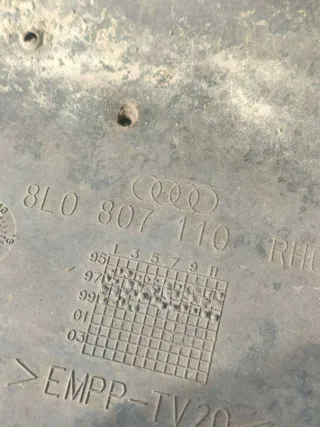 8l0807110 Накладка (юбка) переднего бампера Audi A3 8L Арт 86738015, вид 11