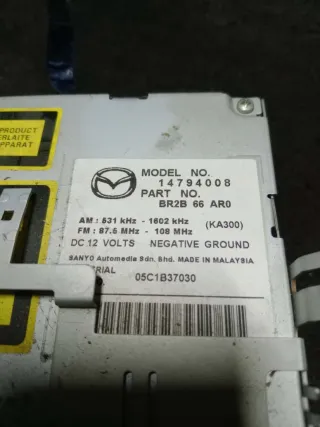  Магнитола (аудио система) Mazda 3 BK Арт 86839041, вид 2
