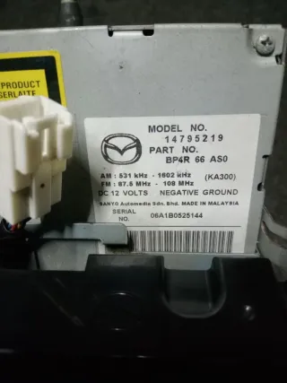  Магнитола (аудио система) Mazda 3 BK Арт 87180251, вид 4