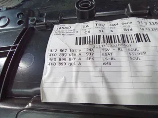 4F2867105A Обшивка двери передней левой (дверная карта) Audi A6 C6 (S6,RS6) Арт 87536884, вид 21