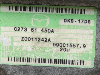 C27361450A,Z0011242A Компрессор кондиционера Mazda 3 BL 2.0л Арт 315369, вид 4