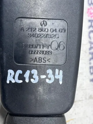 A2128600469, 2128600469 Замок ремня безопасности Mercedes E W212 Арт RC13-34B, вид 2
