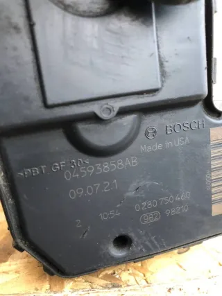 04593858ab,0280750460 Дроссельная заслонка Dodge Caravan 5 3.3л Арт 88553981, вид 4