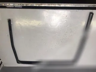 9634454499 Молдинг стекла двери задней правой внутренний Peugeot 307 Арт 55401476, вид 1