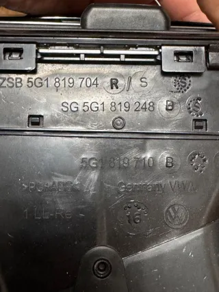 5G1819703 Дефлектор обдува салона Volkswagen Golf 7 Арт 88943024, вид 2