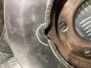  Диск тормозной передний Mazda 3 BK Арт 62111356479, вид 4