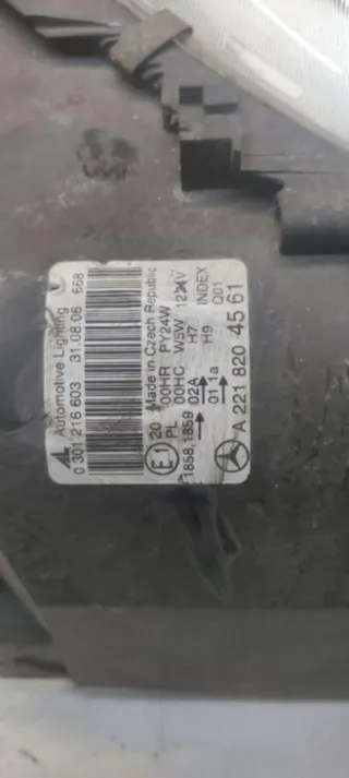 A2218204561 Фара левая Mercedes S W221 Арт 51264999, вид 3