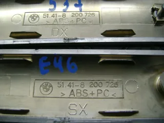 8200726, 8200725 Накладка декоративная салона (комплект) BMW 3 E46 Арт 90892931, вид 4