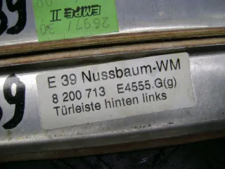 8200711, 8200712, 8200713, 8200714 Накладка декоративная салона (комплект) BMW 5 E39 Арт 90892969, вид 7