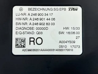 A2469003417, A2469014406, A2469028303 Блок ручника (стояночного тормоза) Mercedes GLC Coupe C253 Арт BMW02377, вид 2