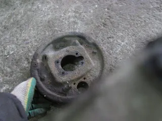  Диск опорный тормозной Citroen Xsara Арт 38994098, вид 2